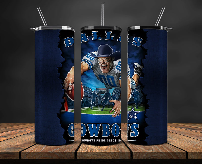 Dallas Cowboys Tumbler, Cowboys Logo Tumbler ,NFL Season 2025, Design 41