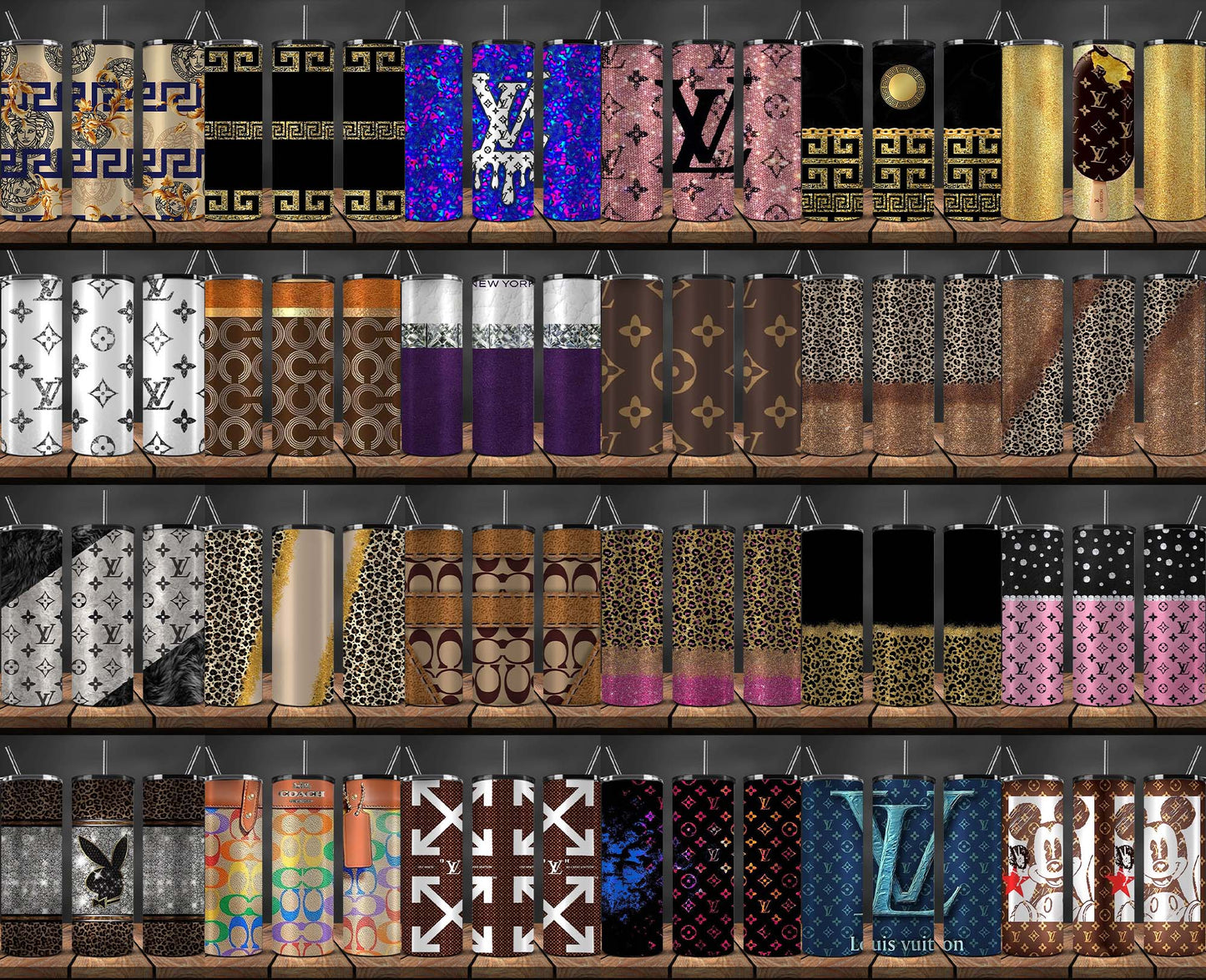 500+ Tumbler Wraps 20 oz, Fashion Luxury Logo Tumbler Wrap Png Bundle, Logo Brand Tumbler , 20oz Skinny , Tumbler Wrap Bundle Designs 500