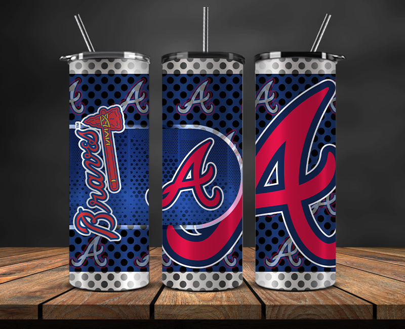 Atlanta Braves Png, Mlb Tumbler Mlb Logo Tumbler Png 04