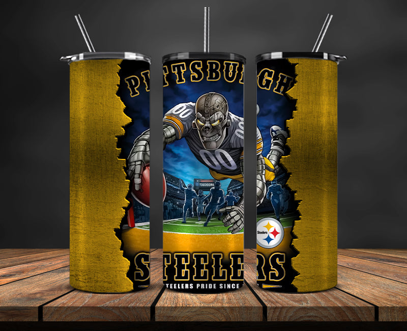 Pittsburgh Steelers Tumbler,Steelers Logo Tumbler ,NFL Season 2025, Design 58