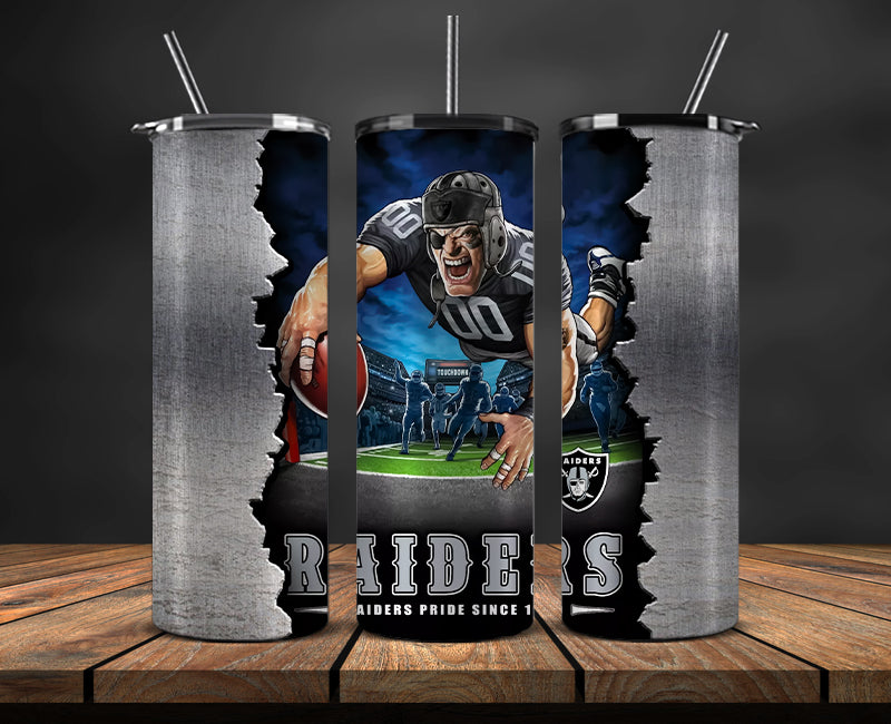 Las Vegas Raiders Tumbler, Raiders Logo Tumbler ,NFL Season 2025, Design 59