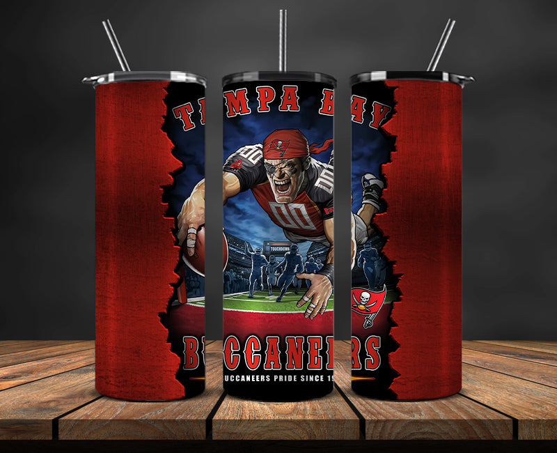 Tampa Bay Buccaneers Tumbler, Buccaneers Logo Tumbler ,NFL Season 2025, Design 62