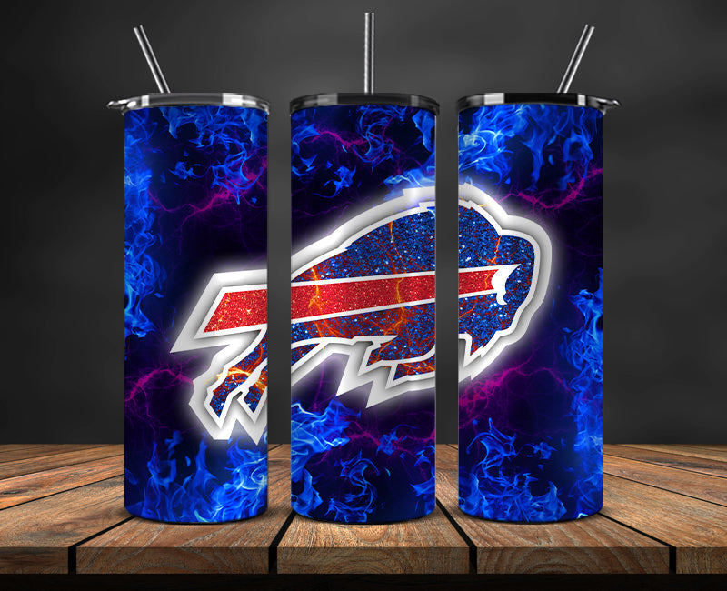 Buffalo Bills Tumbler, Bills Logo Tumbler ,NFL Season 2025, Design 67