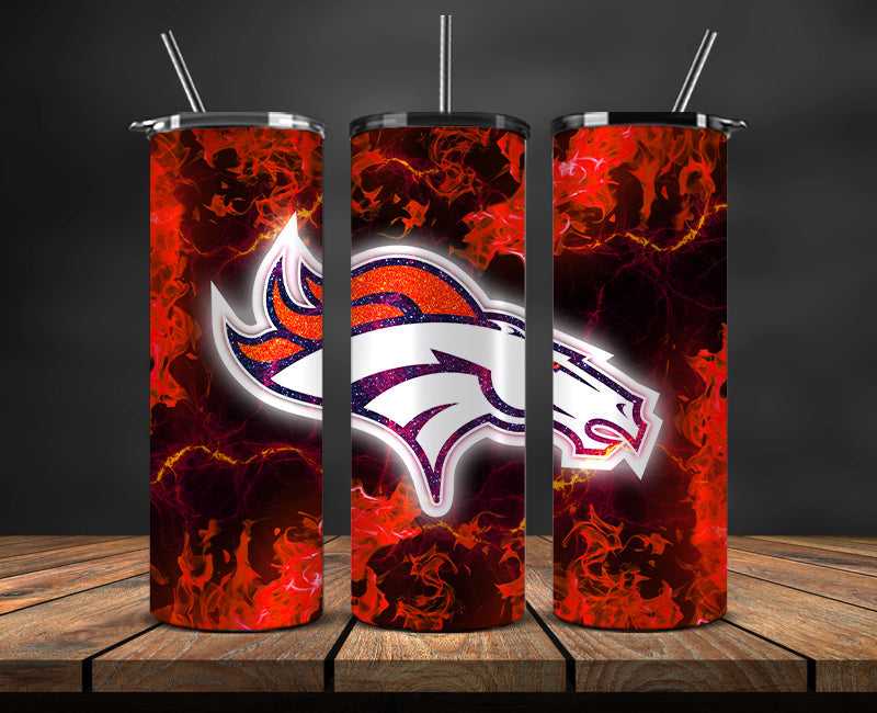 Denver Broncos Tumbler, Broncos Logo Tumbler ,NFL Season 2025, Design 73