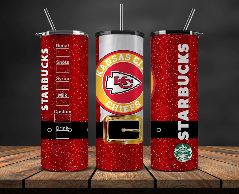 Kansas City Chiefs Christmas Tumbler Png,NFL Merry Christmas Png, NFL Christmas Tumbler Wrap 81