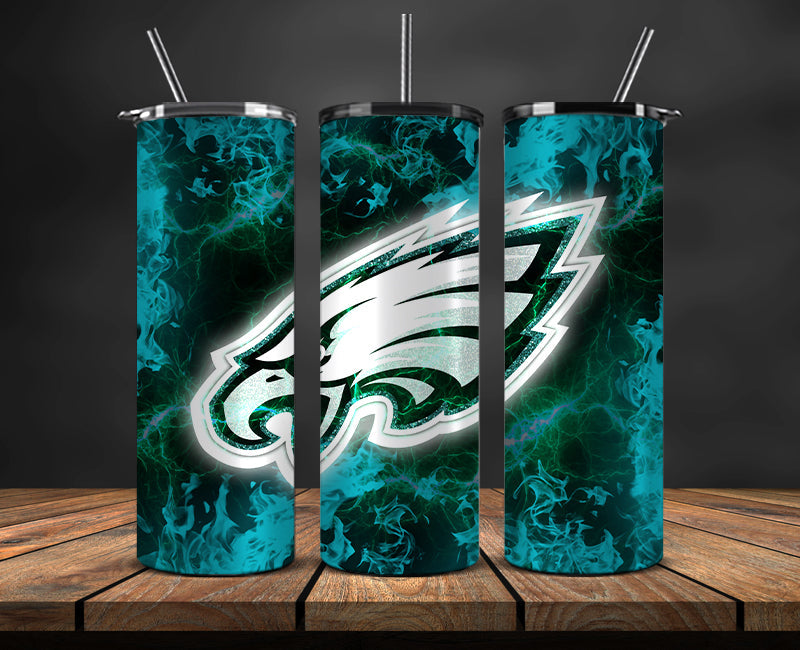 Philadelphia Eagles Tumbler, Eagles Logo Tumbler,NFL Season 2025, Design 89