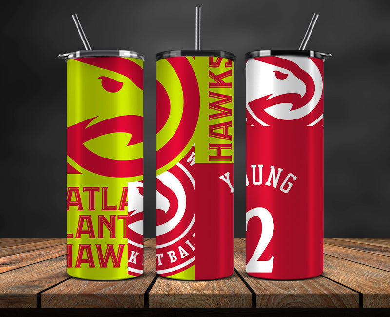 Atlanta Hawks Tumbler,Basketball Sports Tumbler , Basketball Tumbler Wrap, Nba Tumbler Wrap 08
