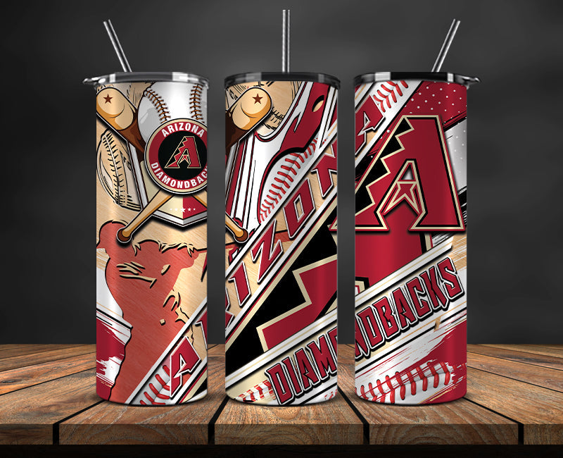 Arizona Diamondbacks Tumbler Wrap, Mlb Tumbler Mlb Logo Tumbler Png 09