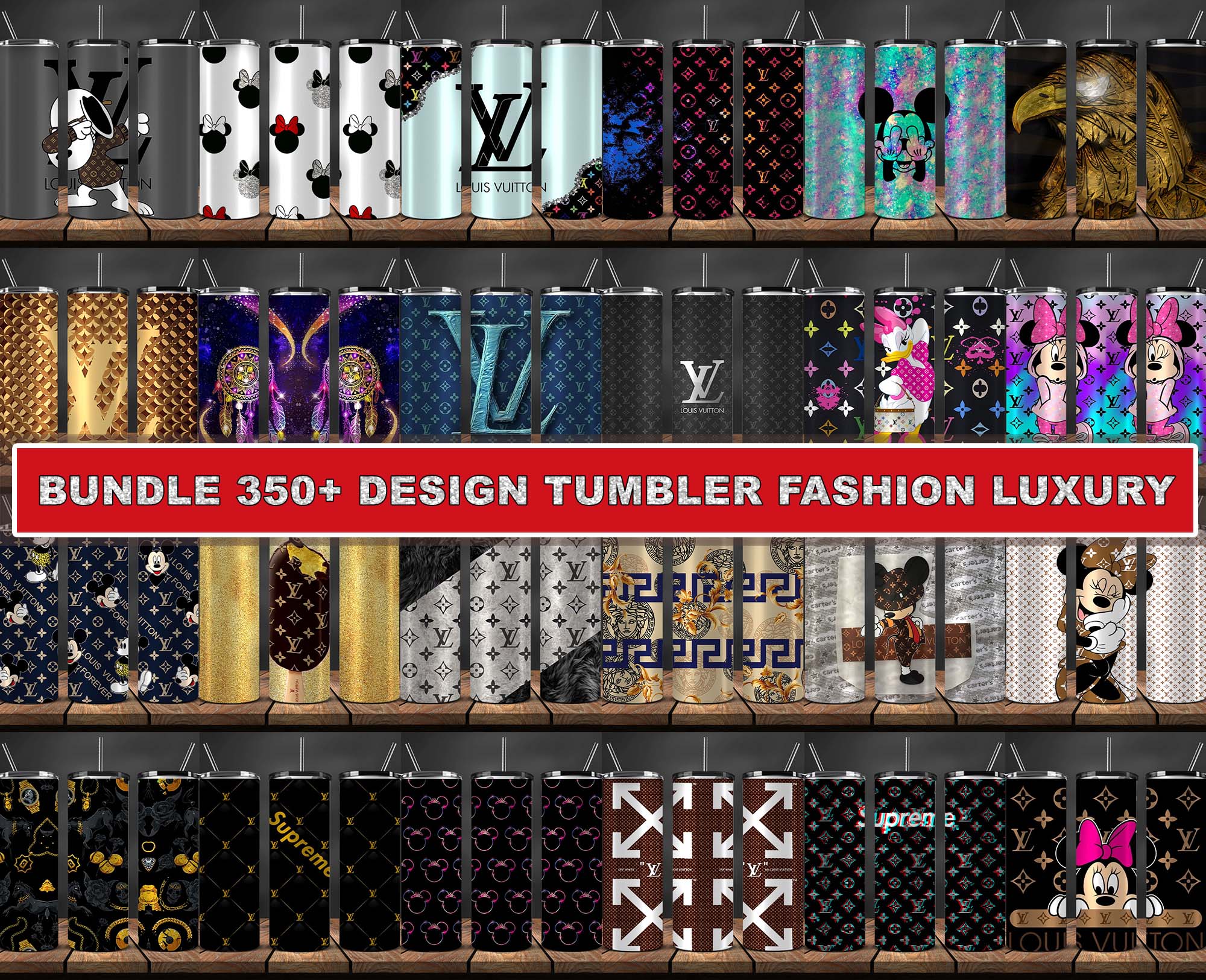 50 Tumbler Wraps 20 oz, Fashion Luxury Logo Tumbler Wrap Png Bundle, L –  Tumblerluxury