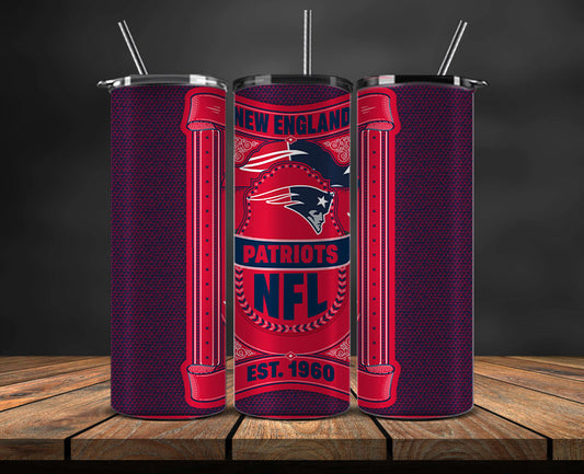 New England Patriots Tumbler Wrap, NFL Logo Tumbler Png, NFL Design Png-101
