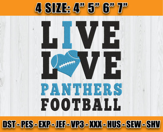 Panthers Embroidery, NFL Panthers Embroidery, NFL Machine Embroidery Digital 103