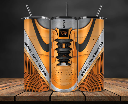 Oregon State Beavers Sneaker Tumbler Wrap , College Sneaker Tumbler Wrap 103