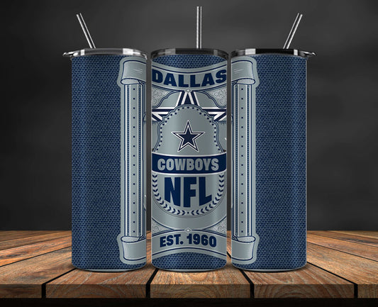 Dallas Cowboys Tumbler Wrap, NFL Logo Tumbler Png, NFL Design Png-104