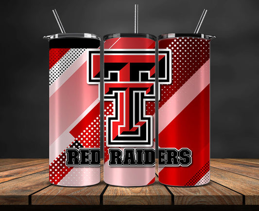 Red Raiders Logo 20 oz Tumbler Png ,College Football 20 Oz Tumbler Wrap 104