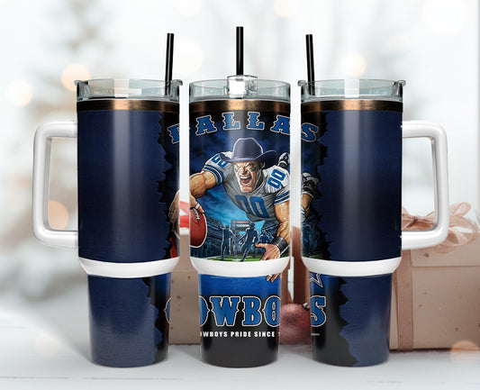 Dallas Cowboys Tumbler 40oz Png, 40oz Tumler Png 106