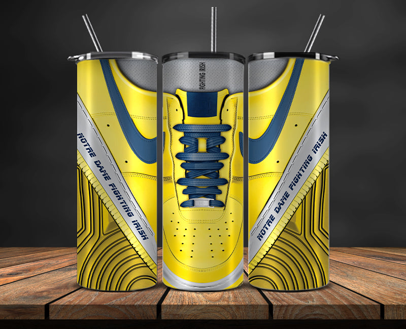 Notre Dame Fighting Irish Sneaker Tumbler Wrap , College Sneaker Tumbler Wrap 106
