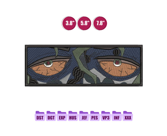 Gyutaro Anime Embroidery Design, Anime Machine Embroidery Design 108