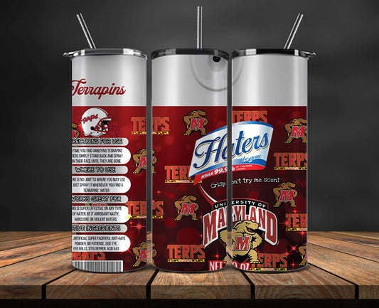 Maryland Terrapins Haters BeGone Tumbler Wrap, College Haters BeGone Tumbler Png 108