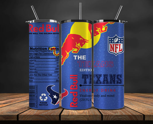 Houston Texans Tumbler Wraps, NFL Red Bull Tumbler Wrap 10