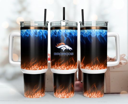 Denver Broncos 40oz Tumbler,NFL Tumbler Wrap , 40oz Tumbler Sublimation Png , 40oz Tumbler Wrap 10