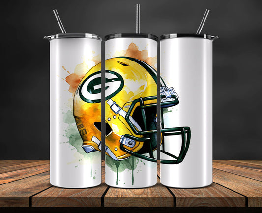 Green Bay Packers Tumbler Wrap, NFL Logo Tumbler Png, NFL Design Png-110