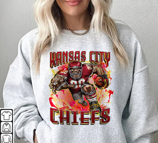 Kansas City Chiefs Football Sweatshirt png ,  T-Shirt Png, NFL T-Shirt Design 112