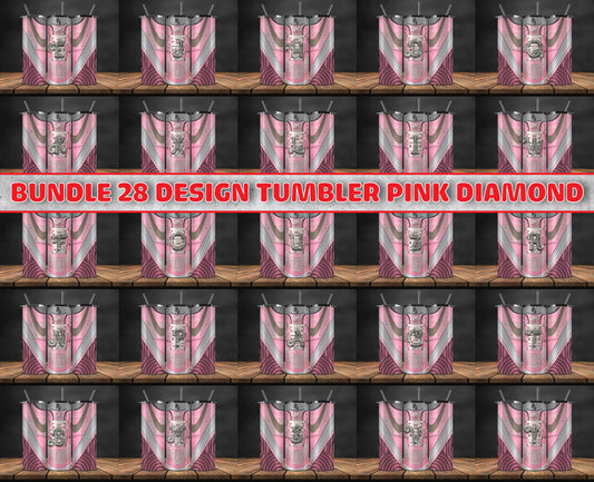 Bundle 28 Design Tumbler Pink Diamond Sneaker Tumbler Wrap, Alphabet Sneaker Tumbler Wrap 114