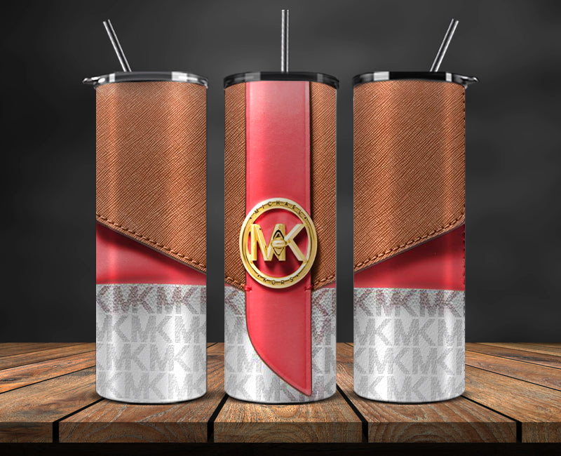 Logo Fashion Tumbler Designs, MK Tumbler, Brand Logo Tumbler Wrap New 114