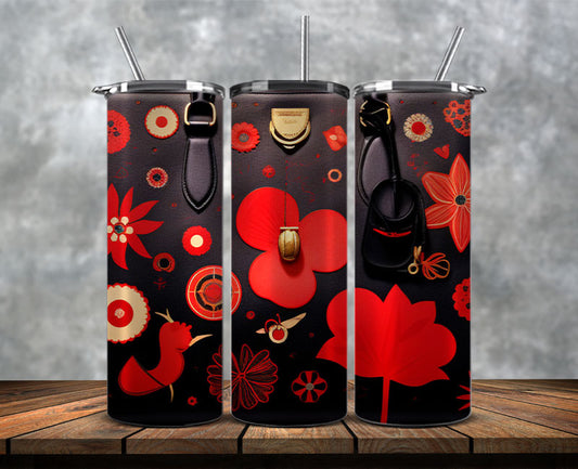 Fashion Tumbler Wraps, Luxury Skinny Tumbler,Louis Vuitton Tumbler Png, Pattern Logo Fashion Tumbler Wraps 116