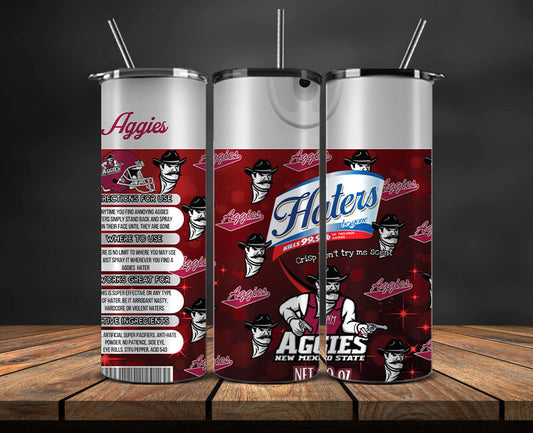 New Mexico State Aggies Haters BeGone Tumbler Wrap, College Haters BeGone Tumbler Png 116