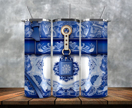 Fashion Tumbler Wraps, Luxury Skinny Tumbler,Louis Vuitton Tumbler Png, Pattern Logo Fashion Tumbler Wraps 118