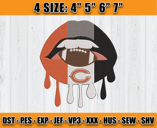 Bears Embroidery, NFL Bears Embroidery, NFL Machine Embroidery Digital 118