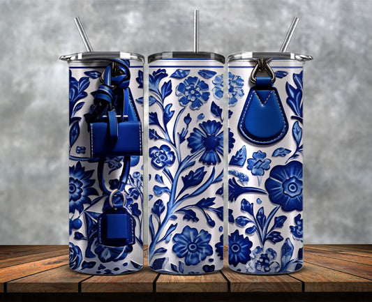 Fashion Tumbler Wraps, Luxury Skinny Tumbler,Louis Vuitton Tumbler Png, Pattern Logo Fashion Tumbler Wraps 119