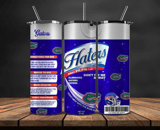Gators Haters BeGone Tumbler Wrap, College Haters BeGone Tumbler Png 11