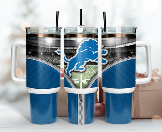 Detroit Lions 40oz Tumbler,NFL Tumbler Wrap , 40oz Tumbler Sublimation Png , 40oz Tumbler Wrap 44