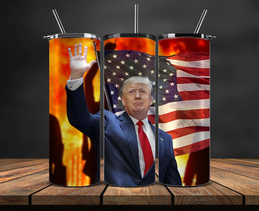 Donald Trump 2024 Tumbler Wrap,Trump 2024 ,Presidential Election 2024 ,Race To The White House 11