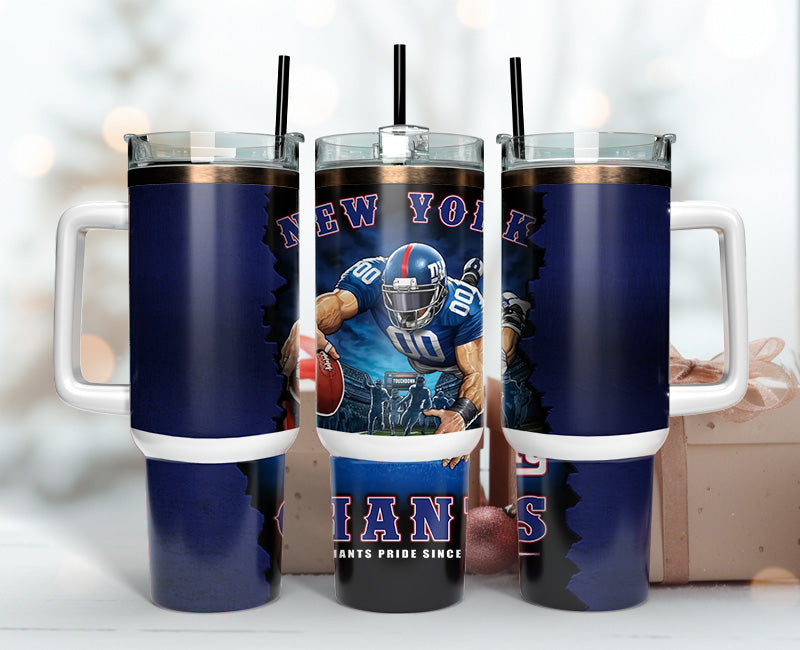 New York Giants Tumbler 40oz Png, 40oz Tumler Png 121