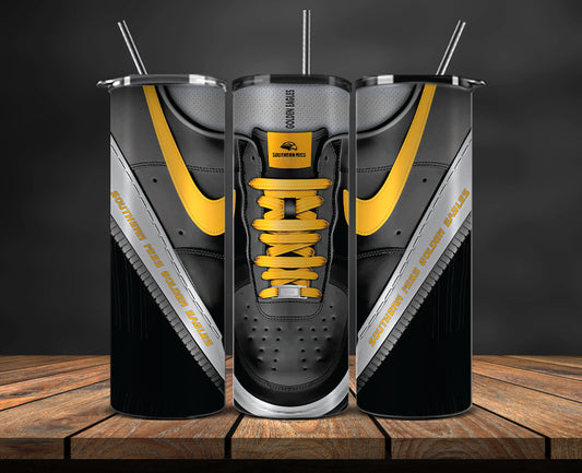 Southern Miss Golden Eagle Sneaker Tumbler Wrap , College Sneaker Tumbler Wrap 121