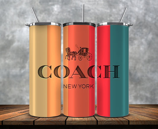 Coach Tumbler Wraps, Coach Logo, Fashion Patterns, Logo Fashion Tumbler, Logo LV 3d Inflatable 122