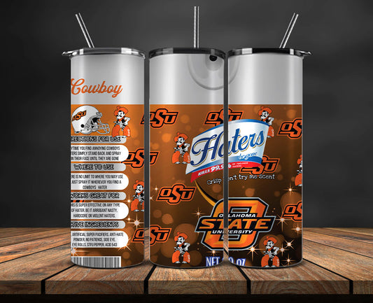 Oklahoma State Cowboys Haters BeGone Tumbler Wrap, College Haters BeGone Tumbler Png 122