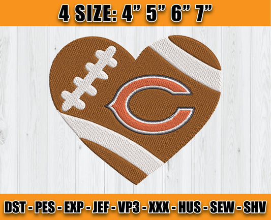 Bears Embroidery, NFL Girls Embroidery, NFL Machine Embroidery Digital 123
