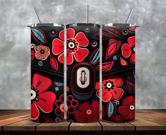 Fashion Tumbler Wraps, Luxury Skinny Tumbler,Louis Vuitton Tumbler Png, Pattern Logo Fashion Tumbler Wraps 125