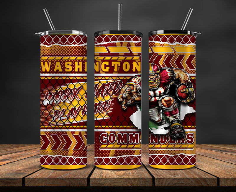 Washington Commanders Tumbler, Washington Logo, Mascot Football Png 127