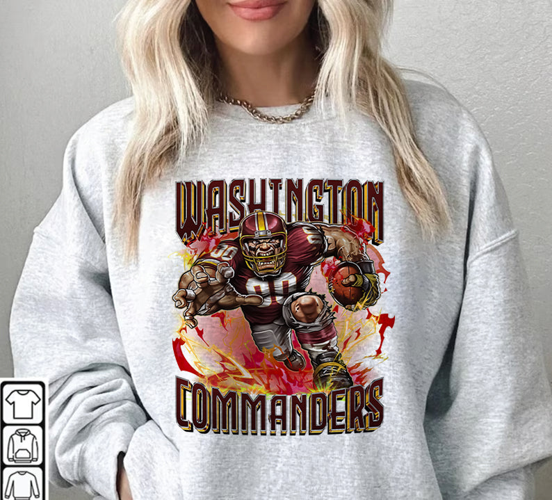 Washington Commanders Football Sweatshirt png ,  T-Shirt Png, NFL T-Shirt Design 128