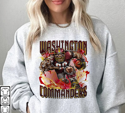 Washington Commanders Football Sweatshirt png ,  T-Shirt Png, NFL T-Shirt Design 128