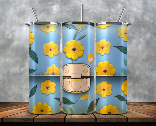 Fashion Tumbler Wraps, Luxury Skinny Tumbler,Louis Vuitton Tumbler Png, Pattern Logo Fashion Tumbler Wraps 128