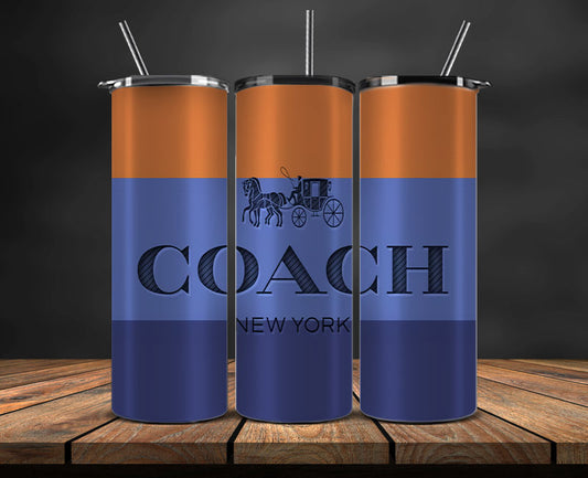 Coach  Tumbler Wrap, Coach Tumbler Png, Coach Logo, Luxury Tumbler Wraps, Logo Fashion  Design 128