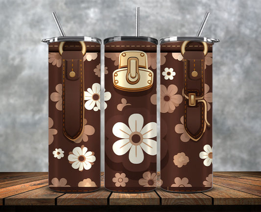 Fashion Tumbler Wraps, Luxury Skinny Tumbler,Louis Vuitton Tumbler Png, Pattern Logo Fashion Tumbler Wraps 129