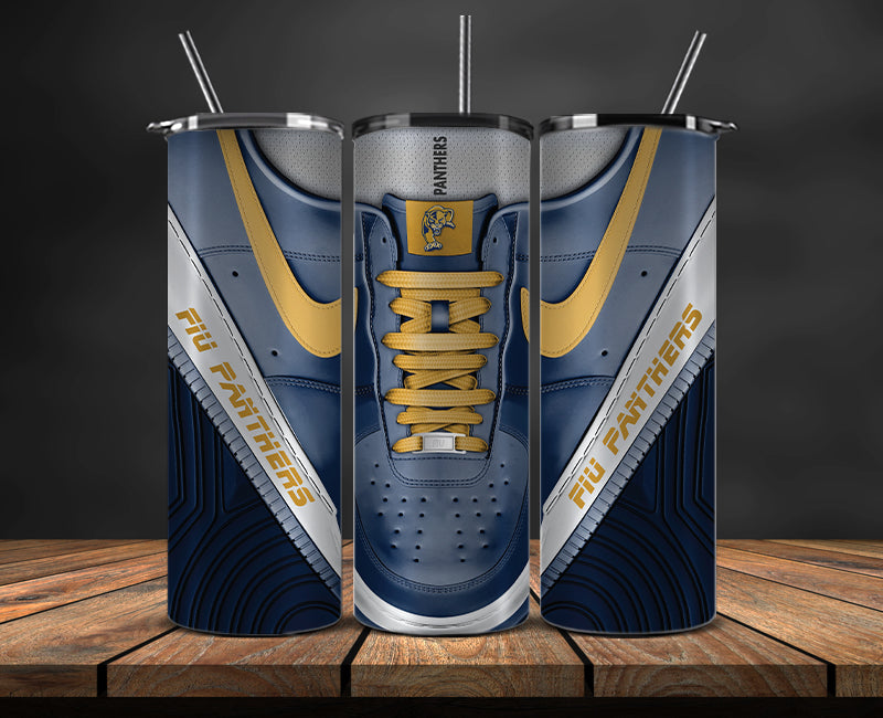 Fiu Panthers Sneaker Tumbler Wrap , College Sneaker Tumbler Wrap 12