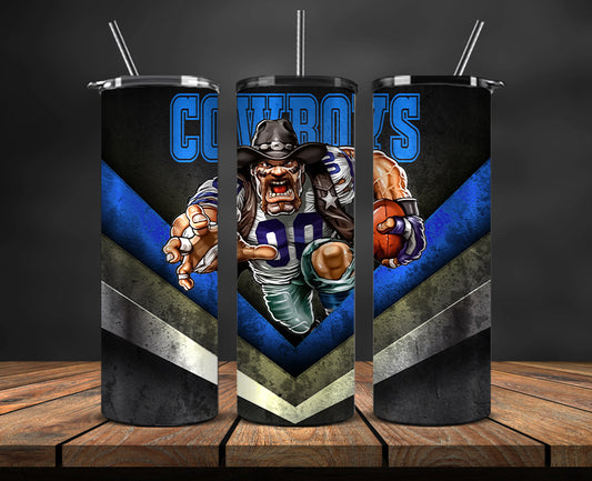 Dallas Cowboys Tumbler, Cowboys Logo Tumbler, NFL Season 2025, Design 12
